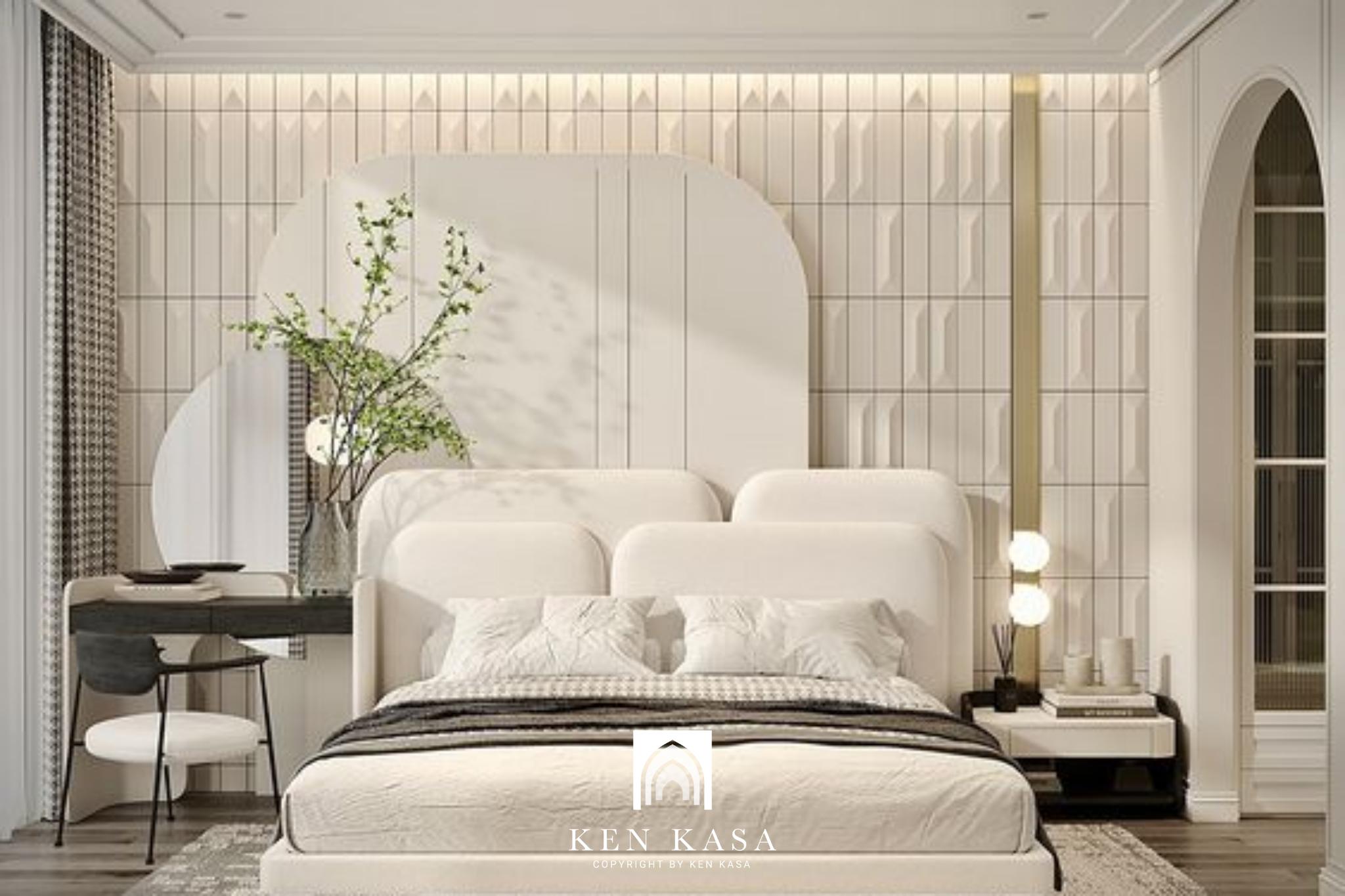 tạo điểm nhấn trong Thiết kế nội thất homestay phong c&aacute;ch đơn giản